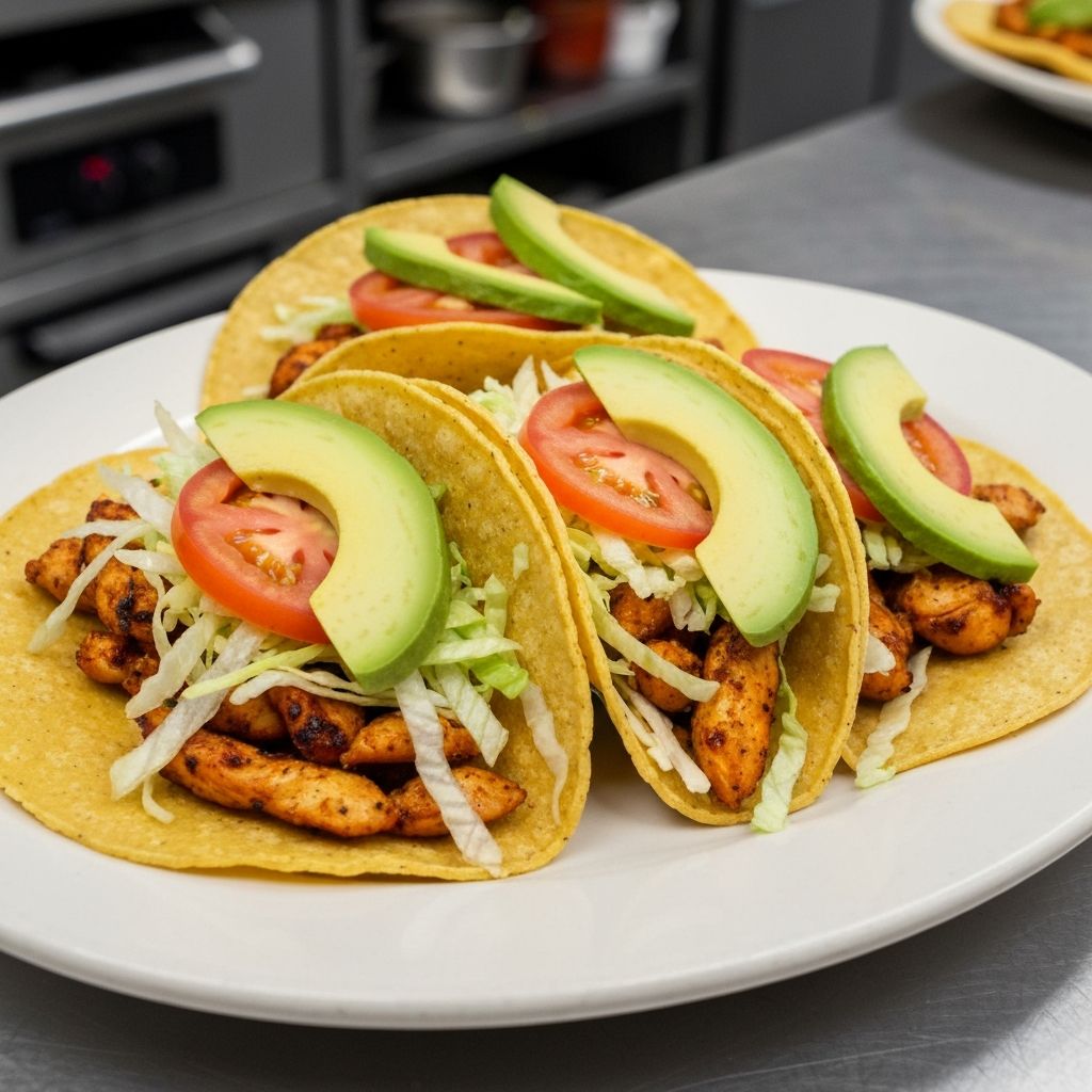 Orden de Tacos de Pollo (4)