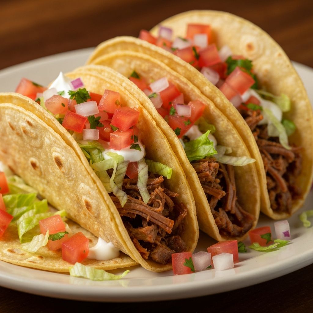 Tacos de Harina de Deshebrada