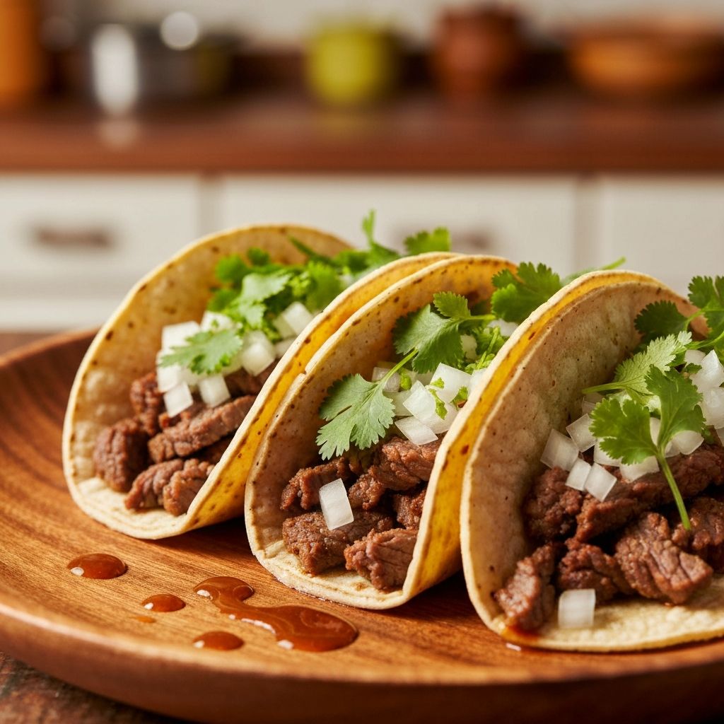 Orden de Tacos de Bisteck (5)